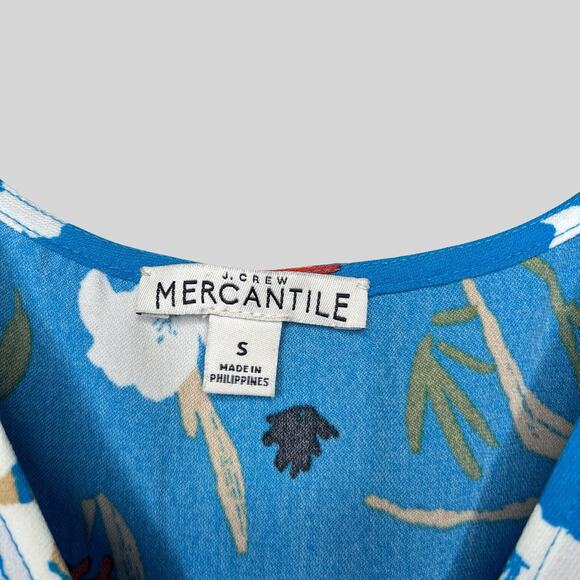 J.Crew Mercantile Floral Ruffle High Low Dress - Picture 4 of 6